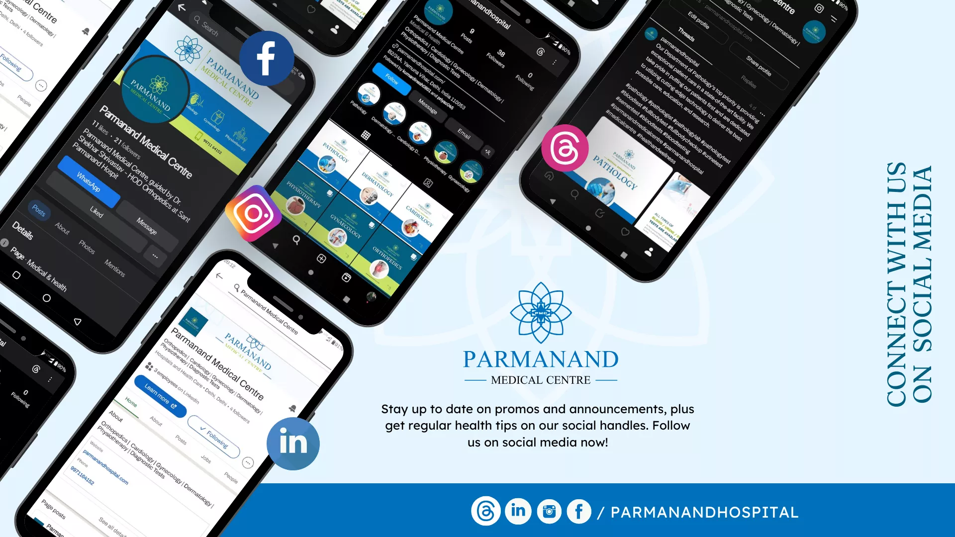 Social Media Management of Parmanand Medical Centre - BrandKob Portfolio