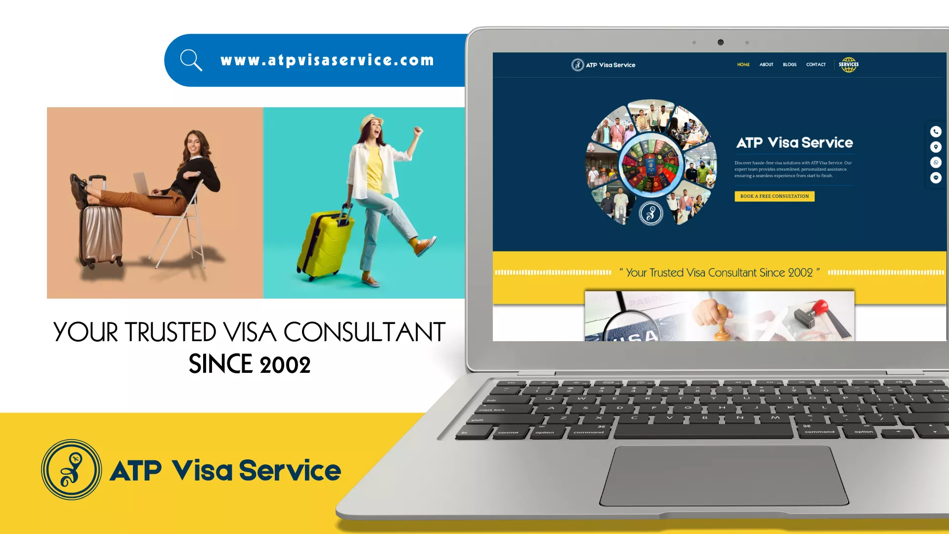 Website Design and Development of a Visa, Immigration Consultant -ATP Visa Service - BrandKob Portfolio Image 09