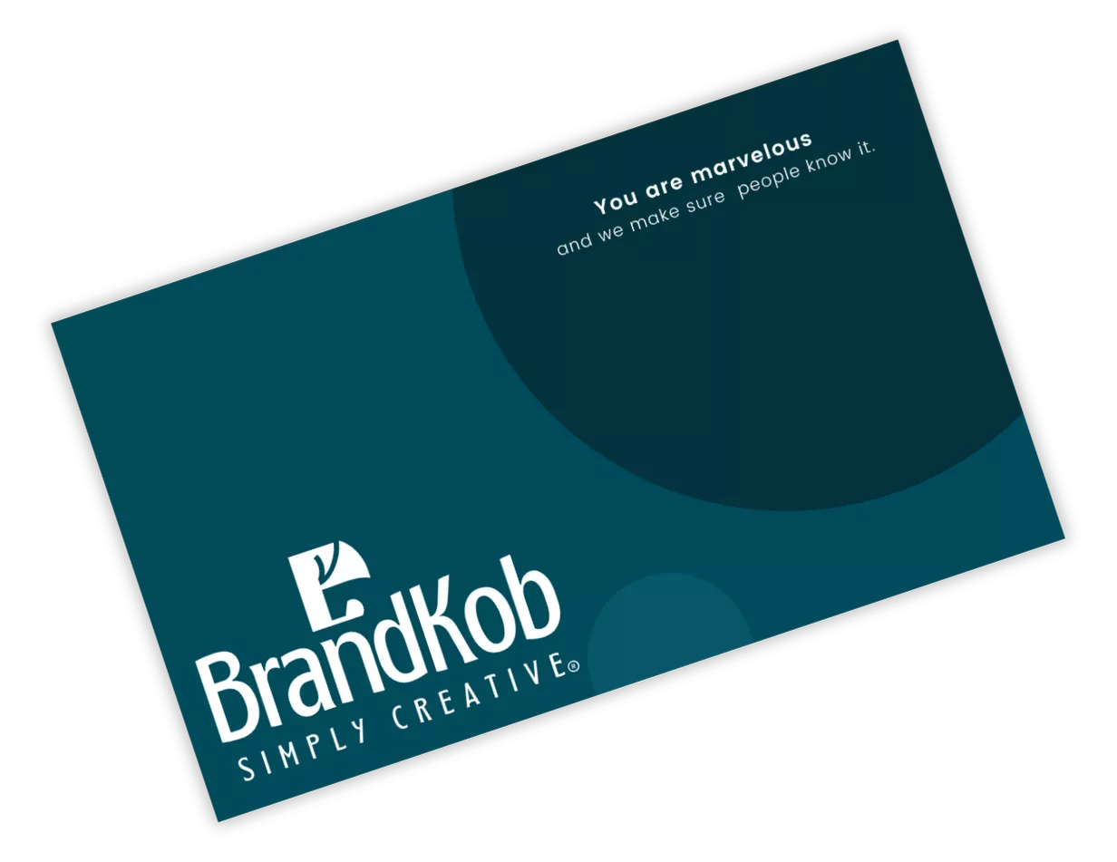 BrandKob Business Card - Visual Branding - BrandKob Services